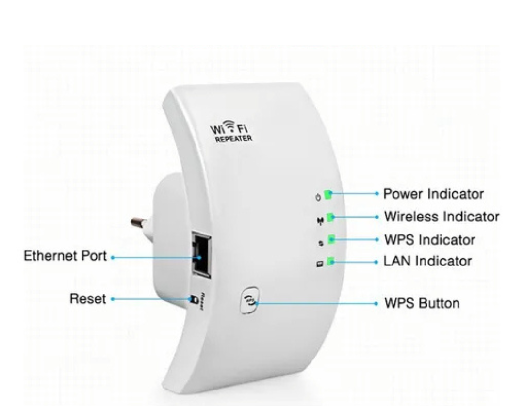 Repetidor WiFi con Puerto Ethernet
