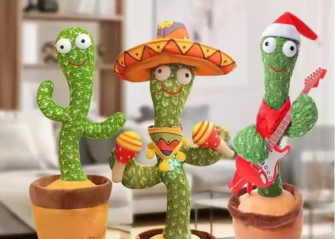 Cactus Bailarin Musical Sombrero y Bufan