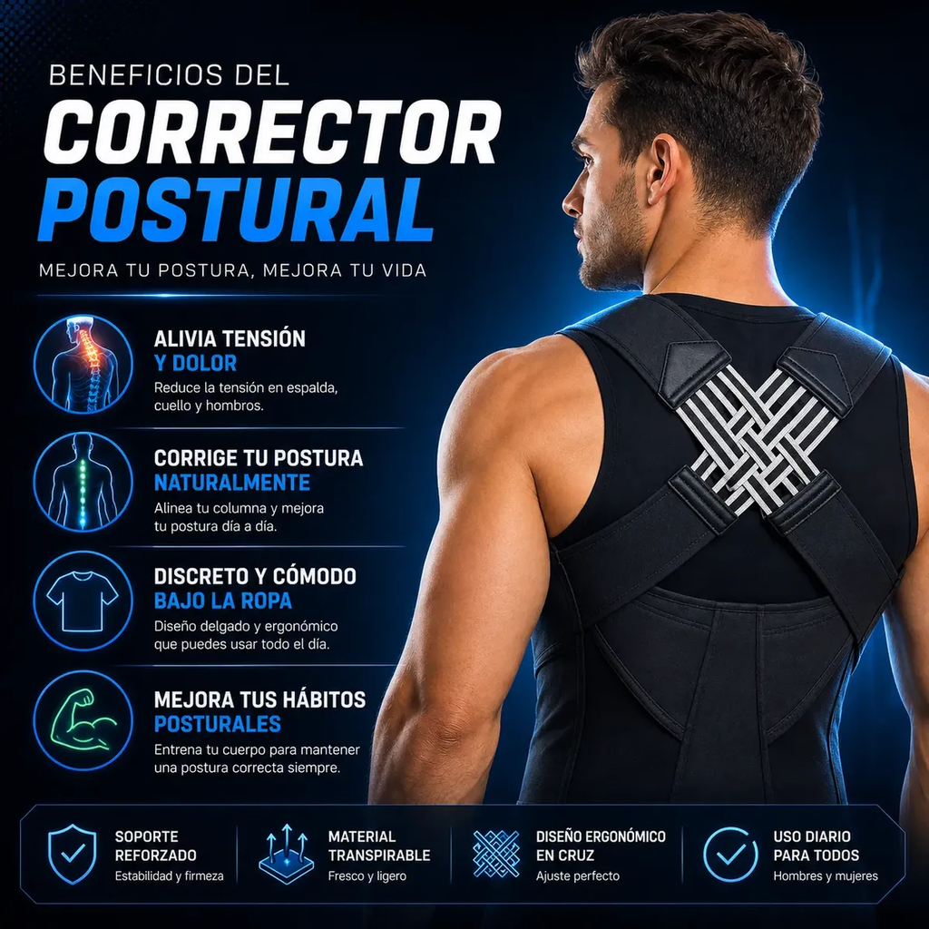 Corrector Postura Unisex Pro