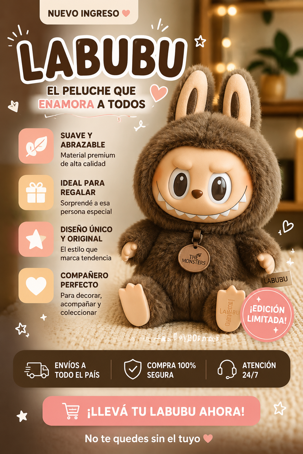 Peluche Labubu Grande